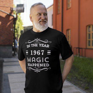 Vintage Magic Birthday Custom Year T-Shirt