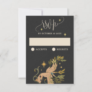Vintage Magic Fairy tale RSVP Card