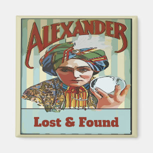 Vintage Magic Fridge Magnet