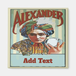 Vintage Magic Fridge Magnet