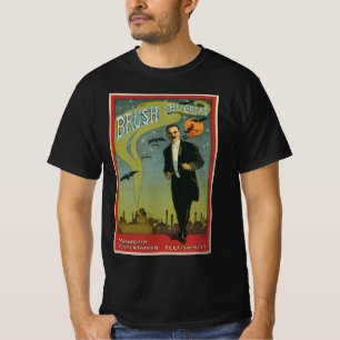Vintage Magic Poster, Brush the Great Magician T-Shirt