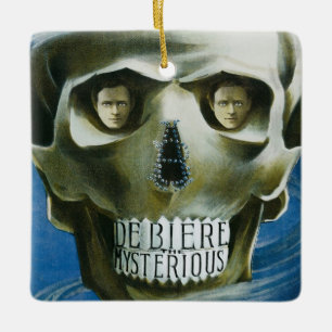 Vintage Magic Poster, De Biere the Mysterious Ceramic Tree Decoration