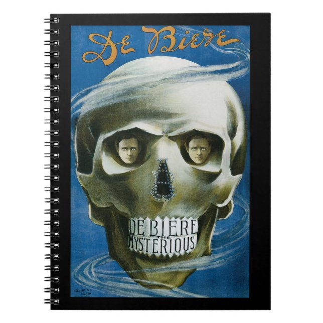 Vintage Magic Poster, De Biere the Mysterious Notebook (Front)
