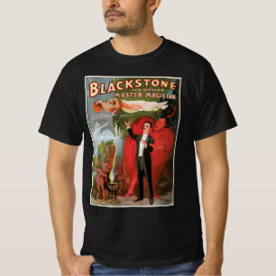 Vintage Magic Poster, Great Blackstone Magician T-Shirt