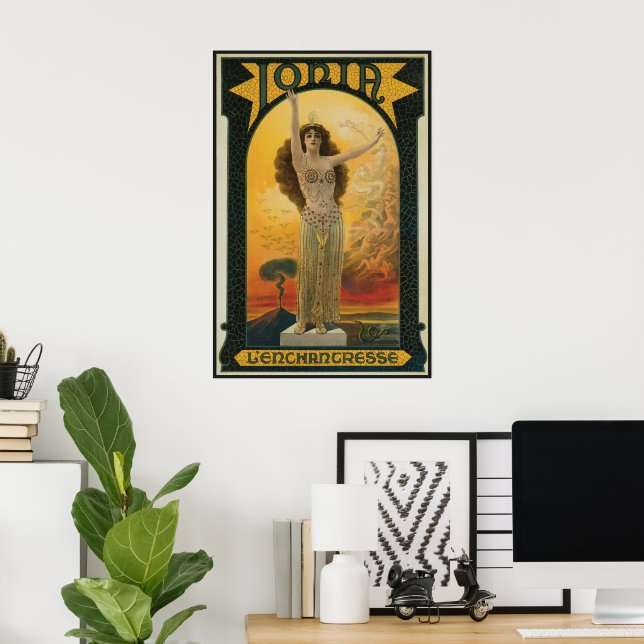 Vintage Magic Poster, Ionia L'Enchantress Poster (Home Office)