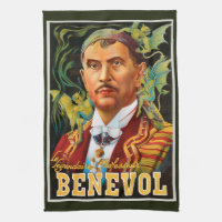 Vintage Magic Poster, Legendary Professor Benevol