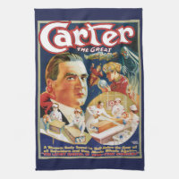 Vintage Magic Poster, Magician Carter the Great