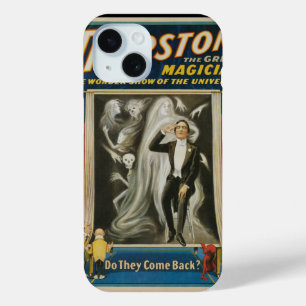Vintage Magic Poster, Thurston, The Great Magician iPhone 15 Case