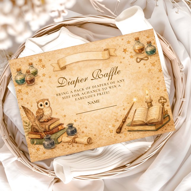 Vintage Magic Potion Diapper Raffle Enclosure Card (Creator Uploaded)