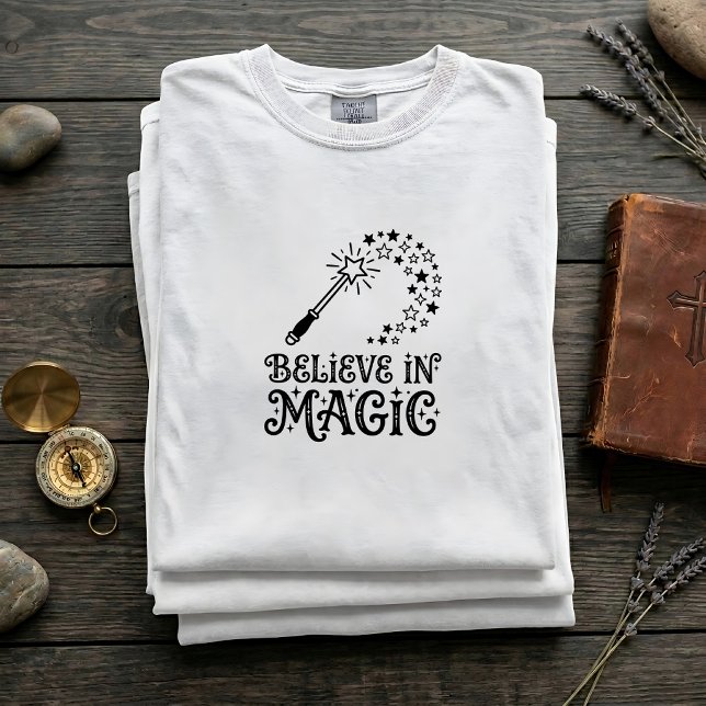 Vintage Magic Wand Quote Unisex Tee (Creator Uploaded)