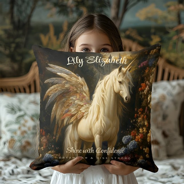 Vintage Magical Fairytale Pegasus Nursery Fairy Cushion (Creator Uploaded)