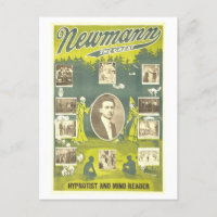 Vintage Magician Advertising Poster: Newmann