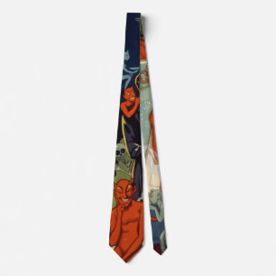 Vintage Magician Carter the Great Magic Act Tie