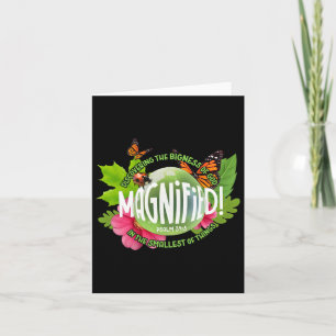 Vintage Magnified Smallest Insects Adventure Vbs 2 Card
