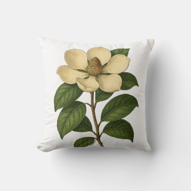 Vintage Magnolia Cushion (Front)