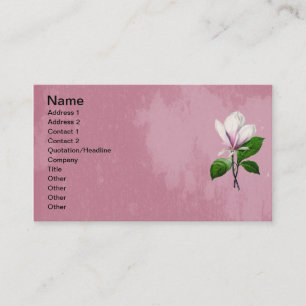 Vintage Magnolia Song Apparel and Gifts Business Card