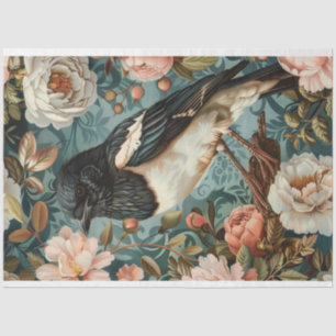 Vintage Magpie Floral Vignette Decouapge Tissue Paper
