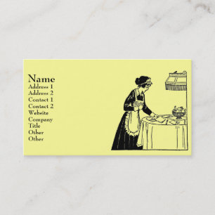 Vintage Maid Business Card