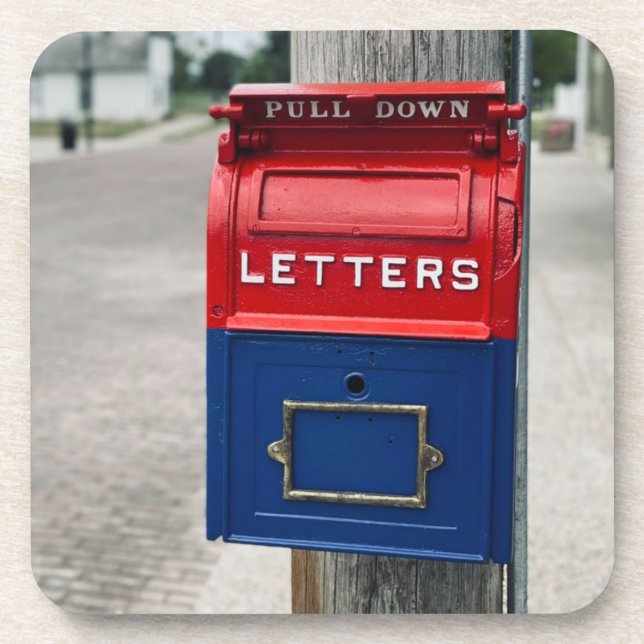 Vintage Mailbox Coaster (Front)