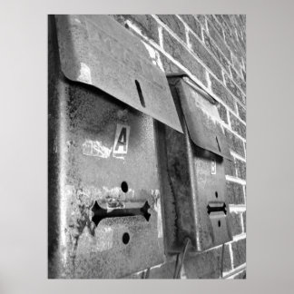 Vintage Mailbox Poster
