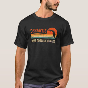 Vintage Make America Florida Desantis 2024 Electio T-Shirt