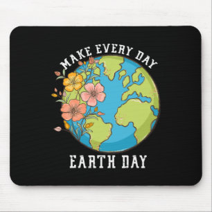 Vintage Make Everyday Earth Day Mouse Pad