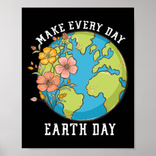 Vintage Make Everyday Earth Day Poster