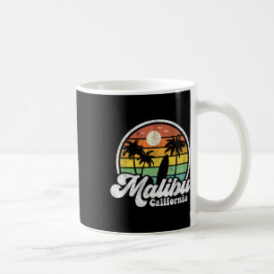 Vintage Malibu Beach California Ca Surfing Retro S Coffee Mug