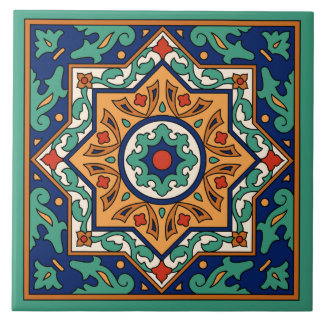 Vintage Malibu Potteries Tile Design