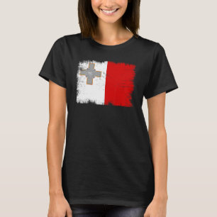 Vintage Malta Flag Maltese Independence Day T-Shirt