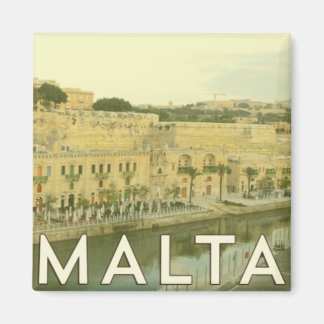 Vintage Malta Magnet (Front)