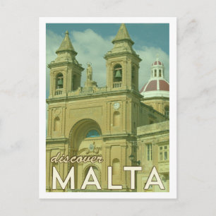 Vintage Malta Postcard