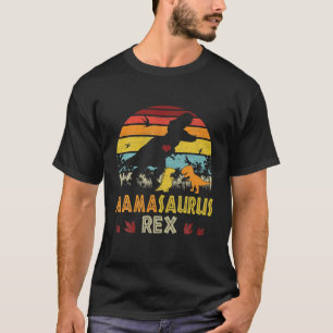 Vintage Mamasaurus Rex Dinosaur Funny Mother's Day T-Shirt
