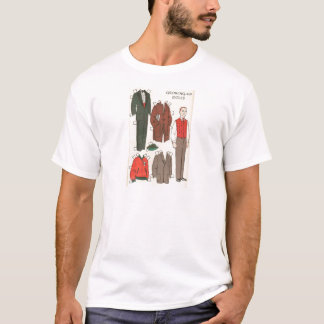 Vintage Man Paper Doll T-Shirt