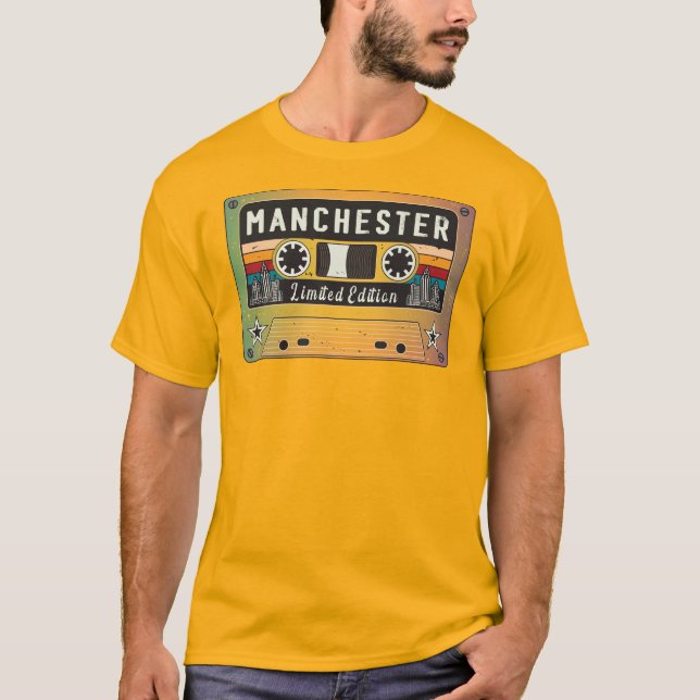 Vintage Manchester City Limited Edition   T-Shirt (Front)