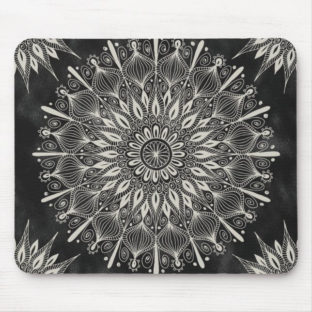 "Vintage Mandala"-Mousepad Mouse Pad (Front)