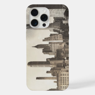 Vintage Manhattan Skyline 1936 Photography History iPhone 15 Pro Max Case