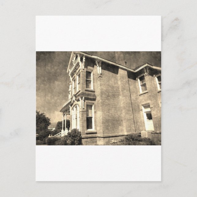 Vintage Mansion Postcard (Front)