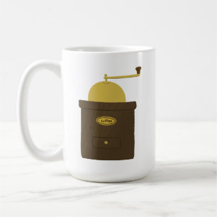 Vintage Manual Coffee Grinder Gift Mug