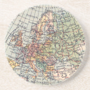 Vintage Map Coaster