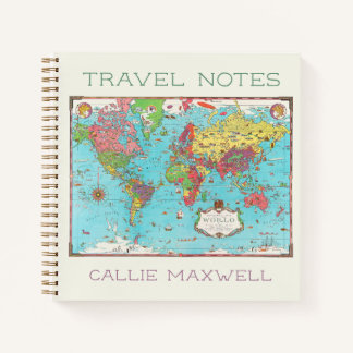 Vintage Map for Travelers Notebook