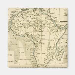 Vintage Map of Africa Magnet