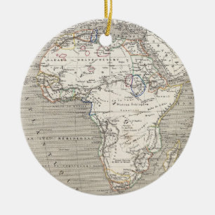 Vintage Map of Africa ornament