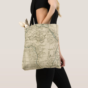 Vintage Map of Africa Tote Bag