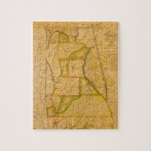 Vintage Map of Alabama by John Melish (1820) Jigsaw Puzzle