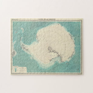 Vintage Map of Antarctica (1922) Jigsaw Puzzle