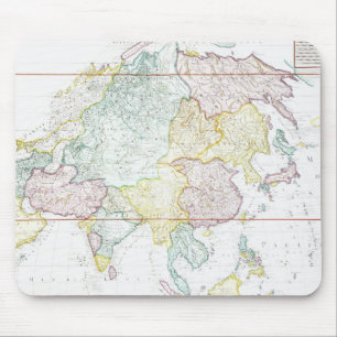 Vintage Map of Asia   1786 Mouse Pad