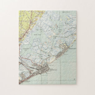 Vintage Map of Atlantic City NJ (1941) Jigsaw Puzzle