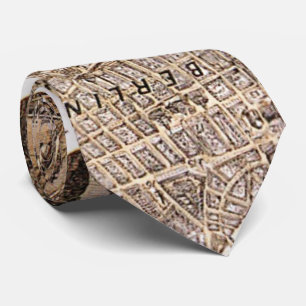 Vintage Map of Berlin Germany (1870) Tie