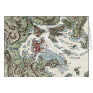 Vintage Map of Boston Harbour (1807)